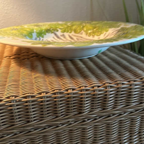 Vintage ‘Tropical Palm’ Hand Made Designer Laurie Gates Platter - Picture 5 of 12